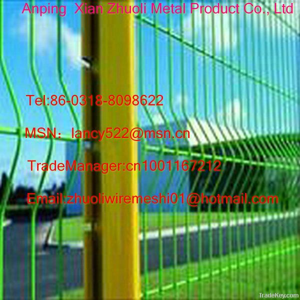 PVC coated low carbon steel wire garden fence