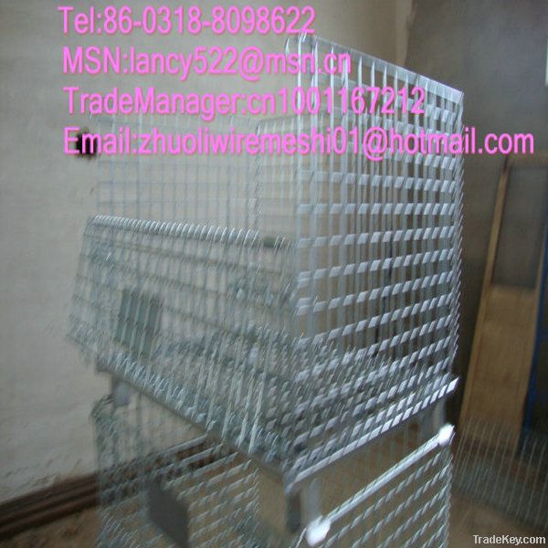 high quality stainless steel folding storage cage