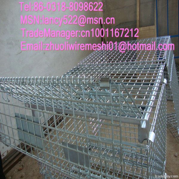 high quality stainless steel folding storage cage