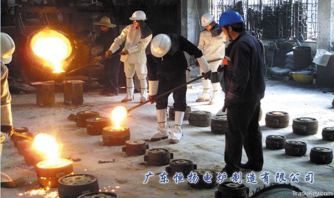 Coreless Medium Frequency Induction Metal Melting Furnace