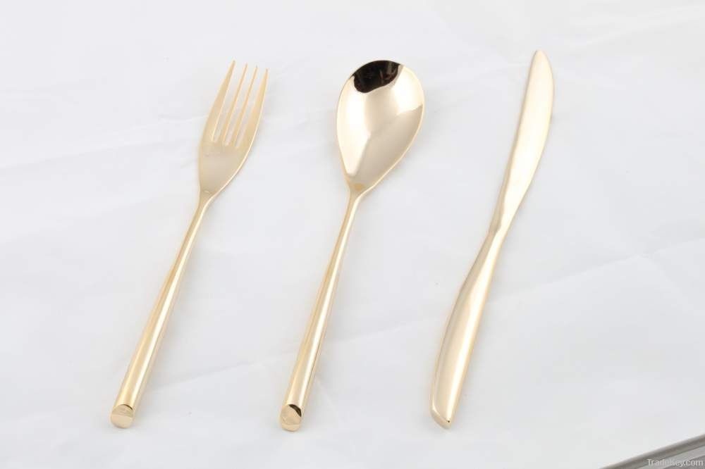 18/8Goldplated Restaurant&Hotel Stainless Steel Flatware&Cutlery