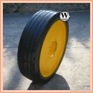 solid tire with rim joint