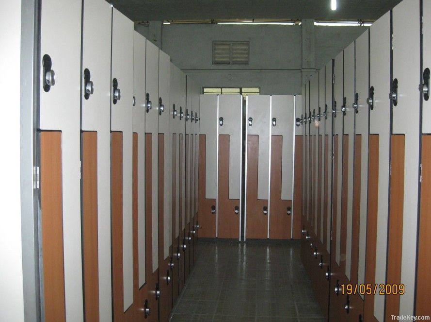compact HPL lockers