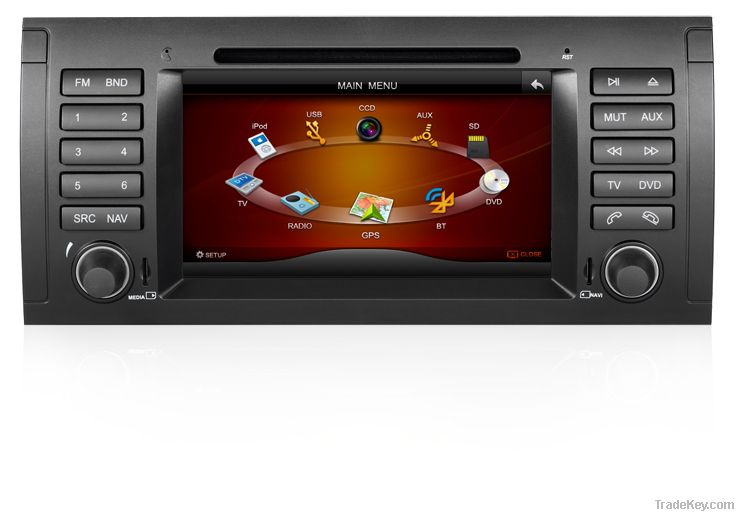 Car DVD player for BMW X5, E53, E39 with GPS, RDS, BLUETOOTH, AL-9202