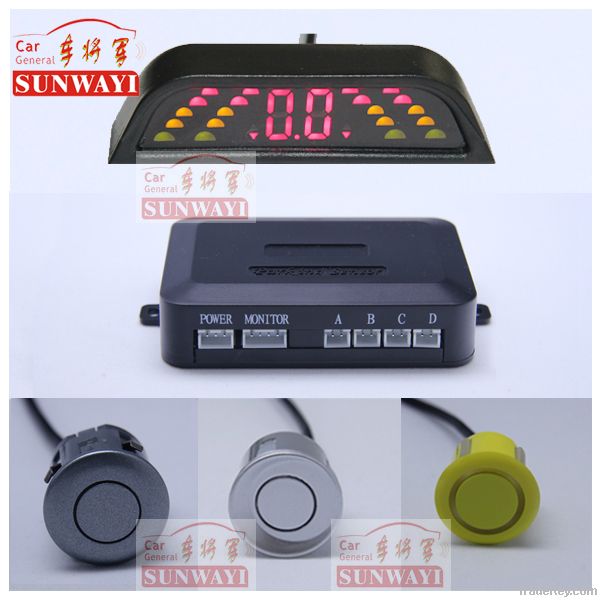 LED display car reverse aid kit