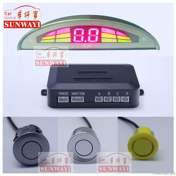 LED display car reverse aid kit