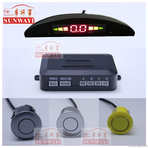 LED display car reverse aid kit