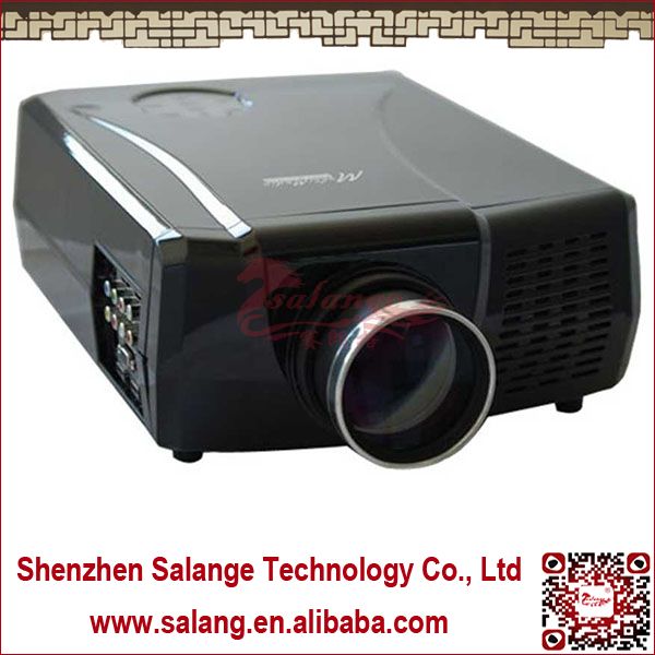 2014 Best Selling 7' Single LCD Panel Display Led Projector Short Throw China Made by Salange 