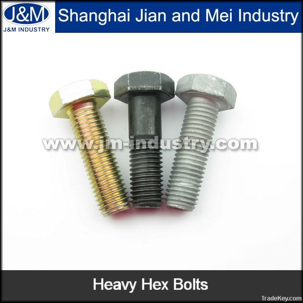 ASTM A325 heavy hex bolt and nut