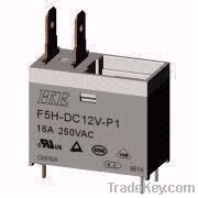 Power relay 16A/250V AC or 20A/125V AC contact rating