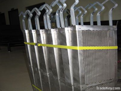 Titanium anode basket