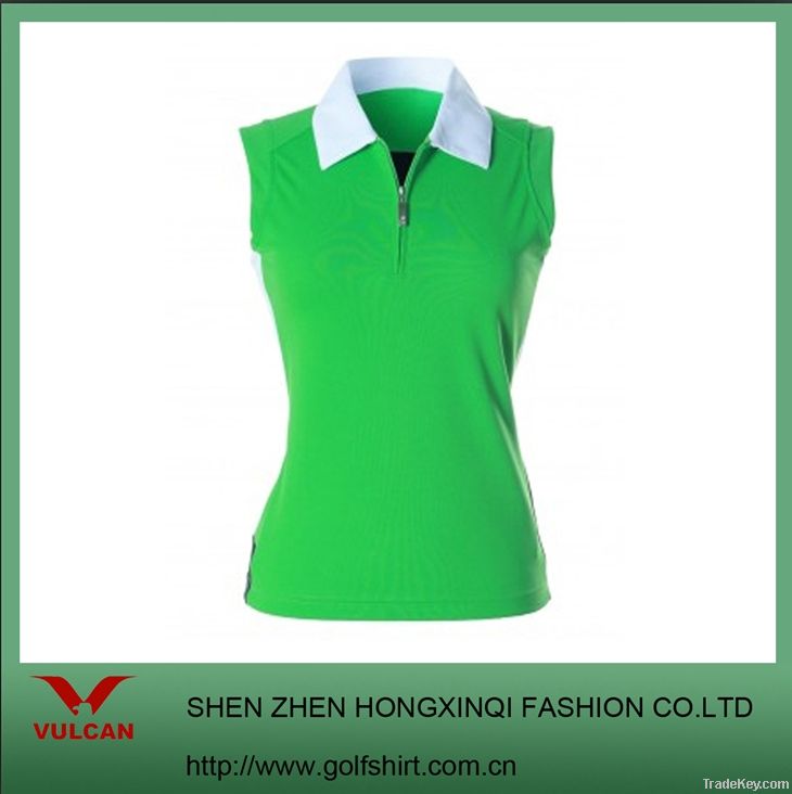 Ladies Athletic Fit Sleeveless Sport shirts