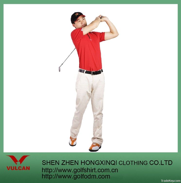 Mercerized Cotton Pique Men Golf Shirts