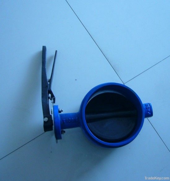 Groove end butterfly valve