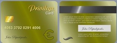 plastic card with magnetic strip for lock system
