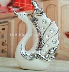 home decoration sculpture swan gift 04141