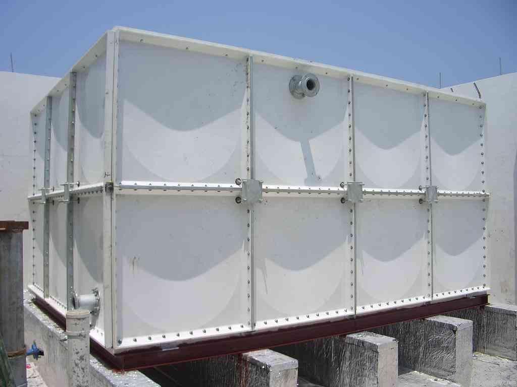GRP sectional water tank