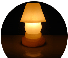 Lamp Shape Salt Lamp