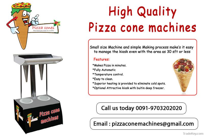 make a cone pizza