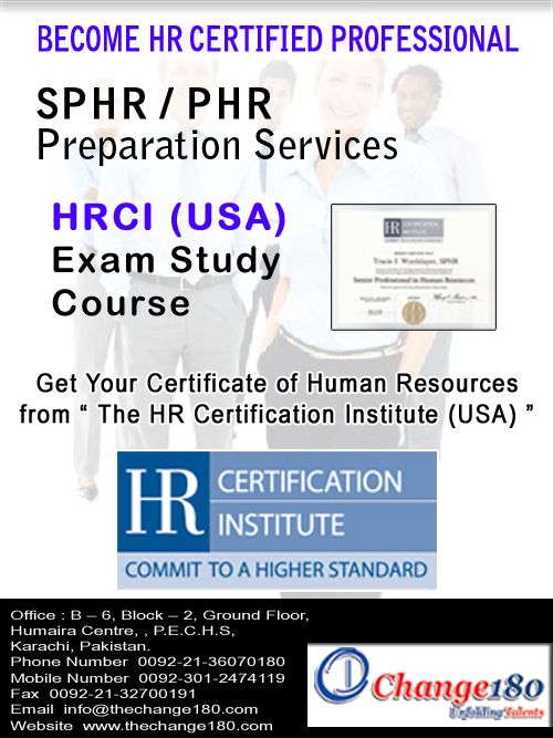PHR Certification Preparation Services Pakistan