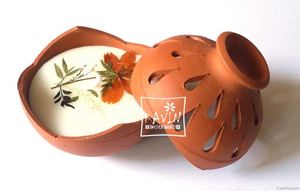 Clay Pot Candles - Perfumed