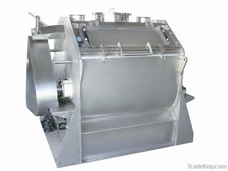 Non-gravity double axis paddle mixer