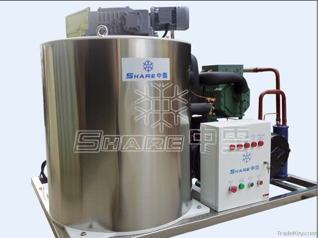 China industrial 10 tons  Flake ice machine for fishin