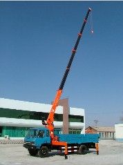 8 ton Truck Mounted Crane Stick boom Crane