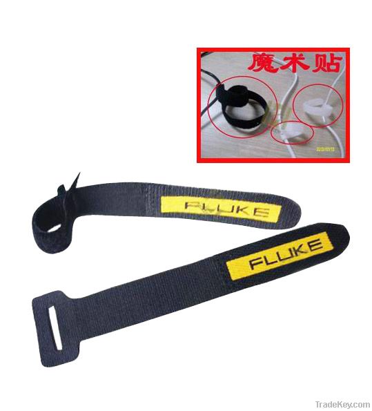 Black high quality velcro cable ties