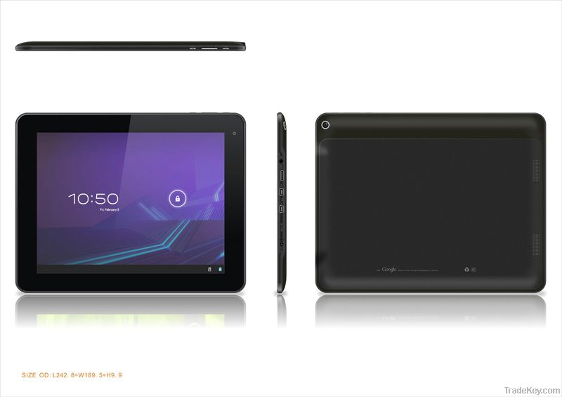 9.7 inch Allwinner10 Android4.03 Bluetooth