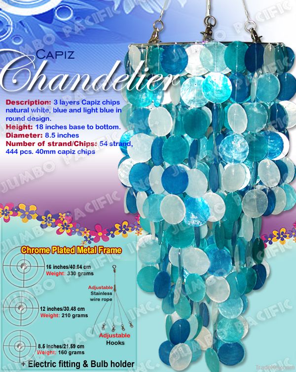 Capiz Shells Chandelier