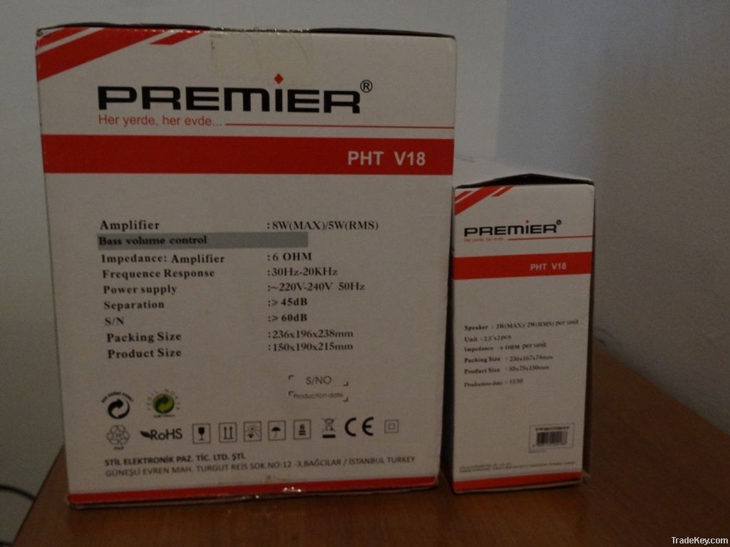 Premier PHT V18 2.1 Ampifier