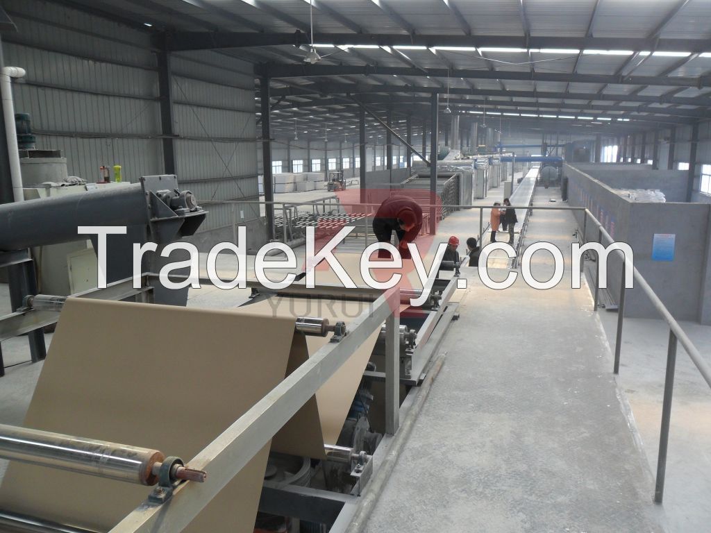 Automatic Gypsum Board Manufacturing Machine