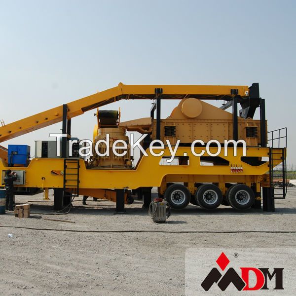 High Capacity Mobile Crusher/Mobile Crusher Machine