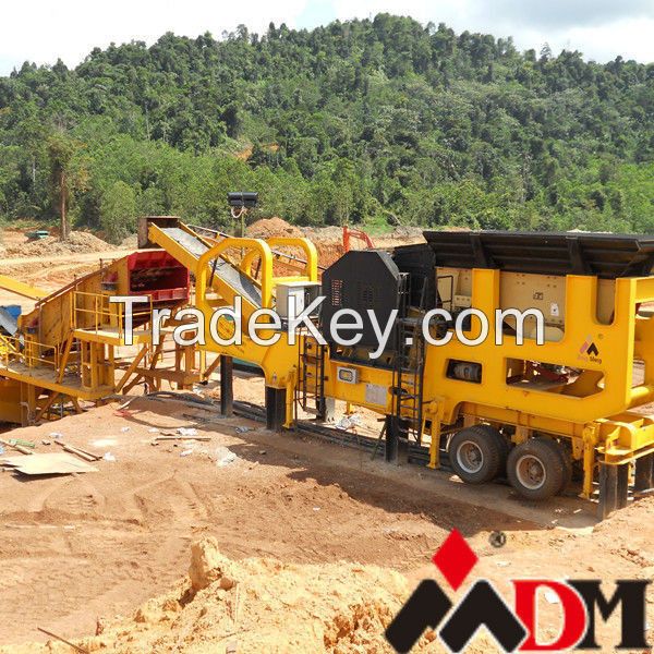 best mobile stone crusher with transporter