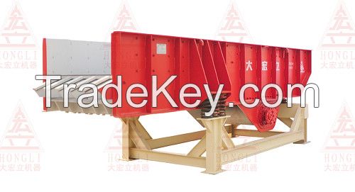 stone crushing plant automatic vibrating feeder ZSW9538 motor vibrating feeder machine