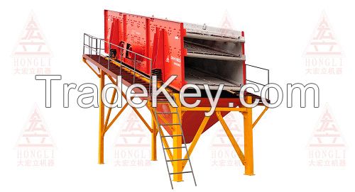 vibrating sieve separator vibration screen sieve 2 Layers YK1550 sand vibrating sieve machine