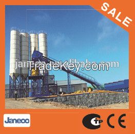 HZS90 with capacity of 90m3/h belt feeding type concrete mixing plant