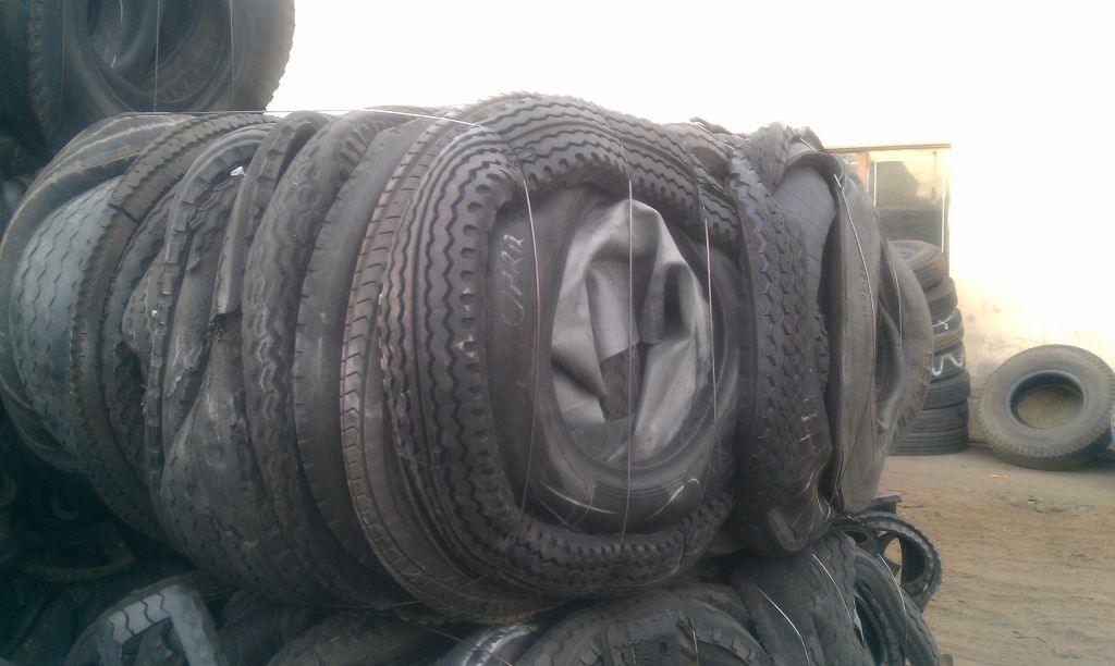 Baled Scrap Truck Tires