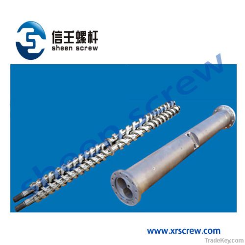 Counter-rotating Parallel Twin Screw And Barrel/cylinder For Extruder