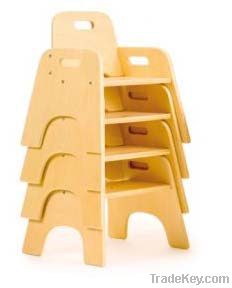 Stackable Wooden Kid Chair