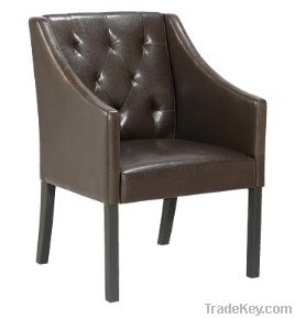 KD Low Price Leather Dining Chair Lounge Chair Arm Chair