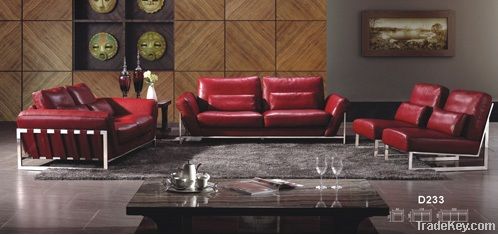Genuine Leather Sectional Sofa