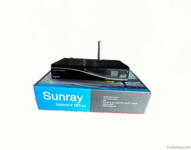 Newest Sunray SR4 800hd SE 3 in 1 tuner -T -C -S Triple tuner 300M wif