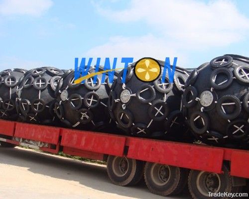 Marine pneumatic rubber fender