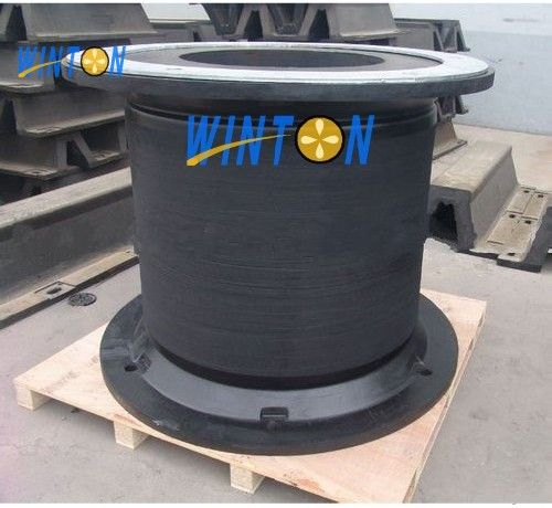 Marine solid dock rubber fender