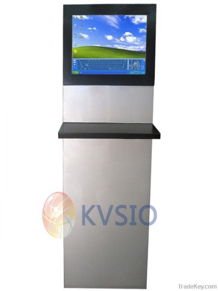 Self Service Computer Interactive Information Loby Free Standing Kiosk