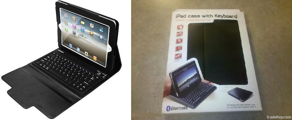 Foldable Case with Wireless Bluetooth Keyboard for ipad 2 & 3