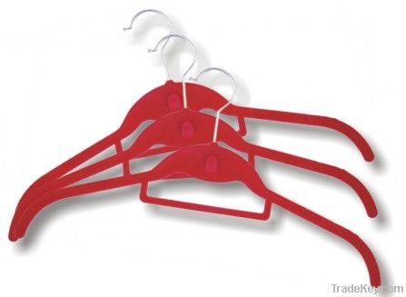 Velvet Dress Hangers with Hooks & Tie-Bar