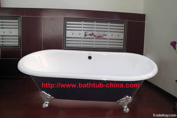 freestanding cast iron double ended tubs NH-1001